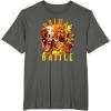 Transformers: Rise of the Beasts Primal Battle Dripping T-Shirt(Asphalt Grey)