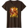 Transformers: Rise of the Beasts Primal Battle Dripping T-Shirt(Brown)