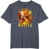 Transformers: Rise of the Beasts Primal Battle Dripping T-Shirt(Heather Blue)