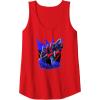Transformers Starscream Graffiti Painted Wall Portrait Tank Top(Red)
