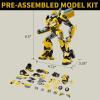 YOLOPARK Bumblebee Transformers Toy Rise of The Beasts Action Figure,Highly Articulated 6.5 Inch Transformer Toys for Boys Girls 8 Years Old and Up,No Converting Bumblebee Model Kit(Bumblebee)