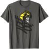 Transformers Classic BB Bumblebee Graffiti Face Portrait T-Shirt(Asphalt Grey)