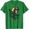Transformers Classic BB Bumblebee Graffiti Face Portrait T-Shirt(Kelly Green)