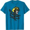 Transformers Classic BB Bumblebee Graffiti Face Portrait T-Shirt(Sapphire Blue)