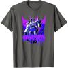 Transformers Megatron Graffiti Painted Wall Portrait T-Shirt(Asphalt Grey)
