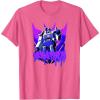 Transformers Megatron Graffiti Painted Wall Portrait T-Shirt(Pink Heather)