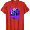 Transformers Megatron Graffiti Painted Wall Portrait T-Shirt(Red)
