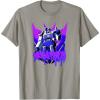 Transformers Megatron Graffiti Painted Wall Portrait T-Shirt(Slate Grey)