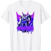 Transformers Megatron Graffiti Painted Wall Portrait T-Shirt(White)