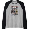 Transformers: Rise of the Beasts Battle In Brooklyn Graffiti Raglan Baseball Tee(Black/Athletic Heather)