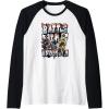 Transformers: Rise of the Beasts Battle In Brooklyn Graffiti Raglan Baseball Tee(Black/White)