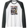 Transformers: Rise of the Beasts Battle In Brooklyn Graffiti Raglan Baseball Tee(Dark Heather Grey/White)