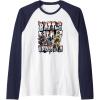 Transformers: Rise of the Beasts Battle In Brooklyn Graffiti Raglan Baseball Tee(Navy Blue/White)