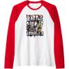 Transformers: Rise of the Beasts Battle In Brooklyn Graffiti Raglan Baseball Tee(Red/White)