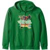 Transformers: Rise of the Beasts Bring The Noise Retro Shot Zip Hoodie(Dark Green)