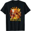 Transformers: Rise of the Beasts Primal Battle Dripping T-Shirt(Black)