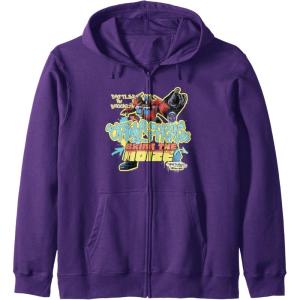 Transformers: Rise of the Beasts Bring The Noise Retro Shot Zip Hoodie(Purple)