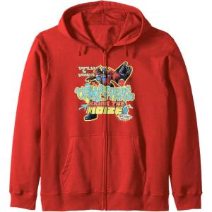 Transformers: Rise of the Beasts Bring The Noise Retro Shot Zip Hoodie(Red)