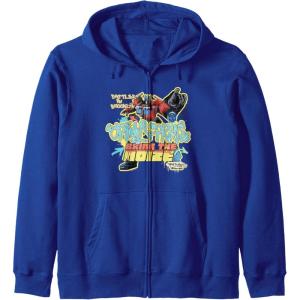 Transformers: Rise of the Beasts Bring The Noise Retro Shot Zip Hoodie(Royal Blue)