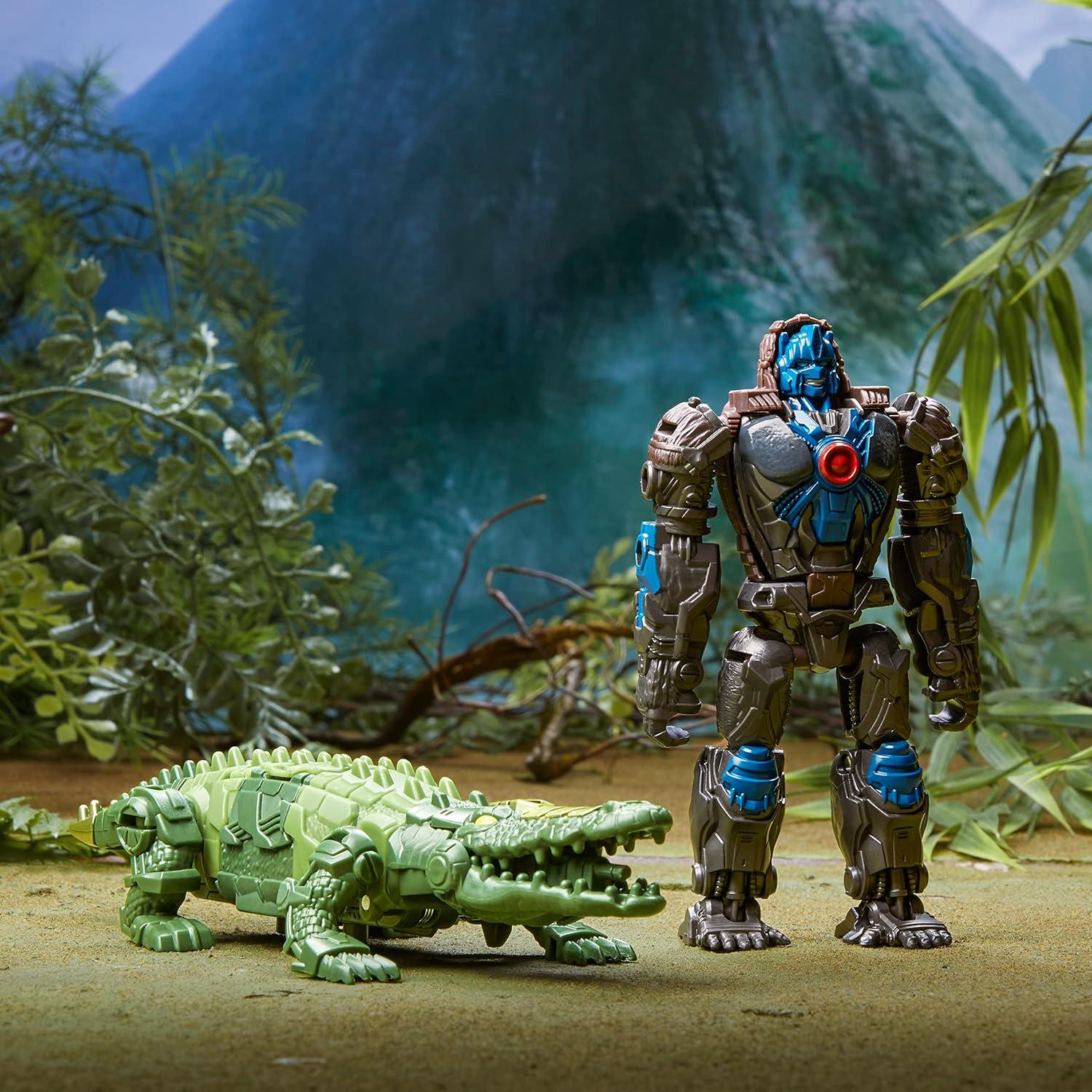 image:imageTransformers Rise of The Beasts Movie Beast Alliance Beast Combiners 2Pack Optimus Primal ampamp Skullcruncher Toys Ages 6 and Up 5inchModern