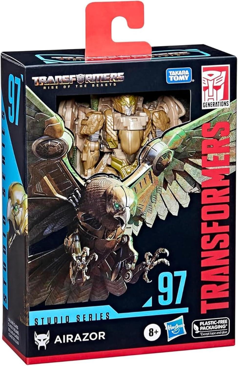 image:imageTransformers Studio Series Deluxe Class 97 Airazor Toy Rise of The Beasts 45Inch Action Figure for Boys ampamp Girls Ages 8 and Up