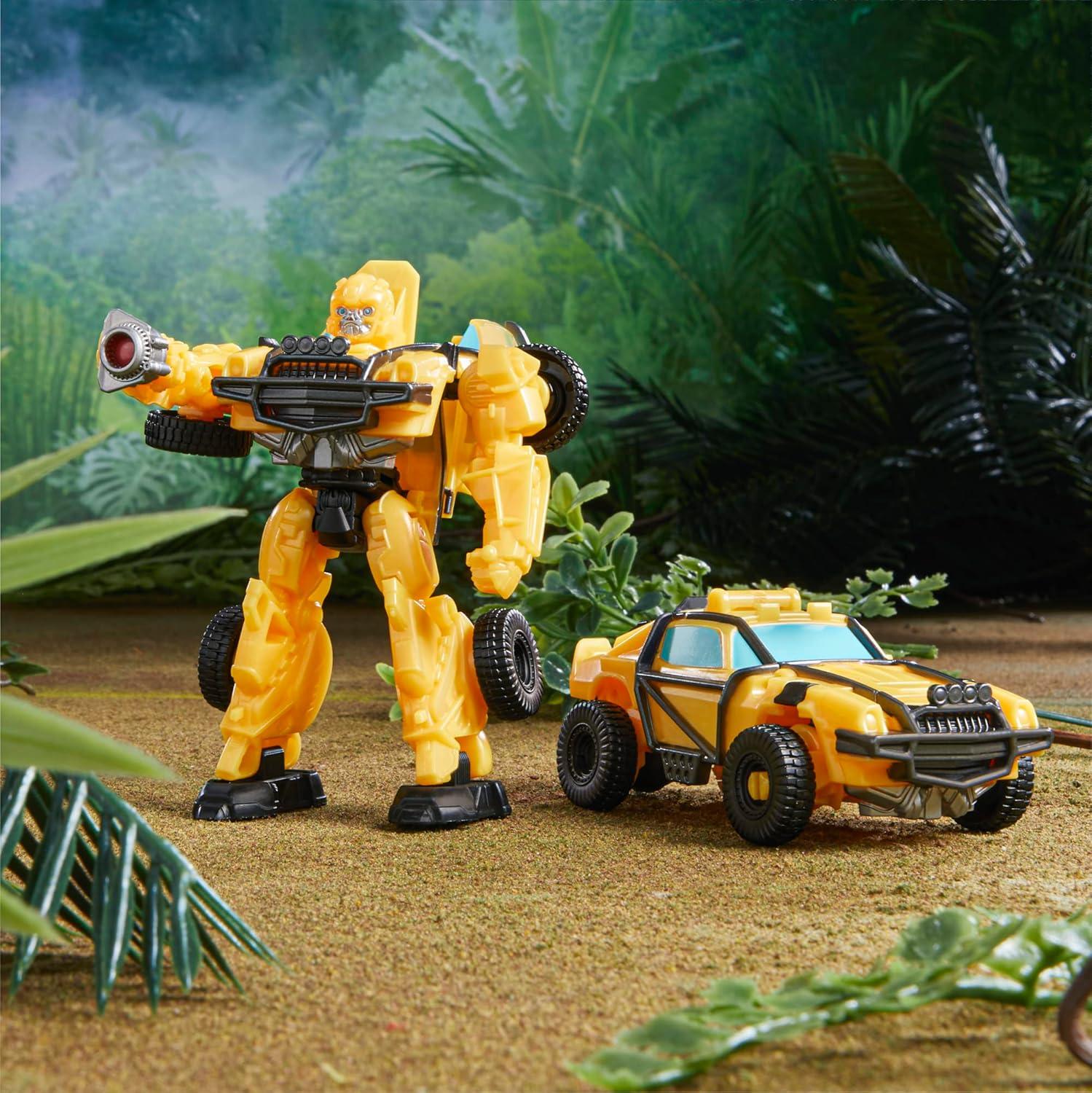 image:imageTransformers Toys Rise of The Beasts Movie Beast Alliance Battle Changers Bumblebee Action Figure Ages 6 and Up 45 inch