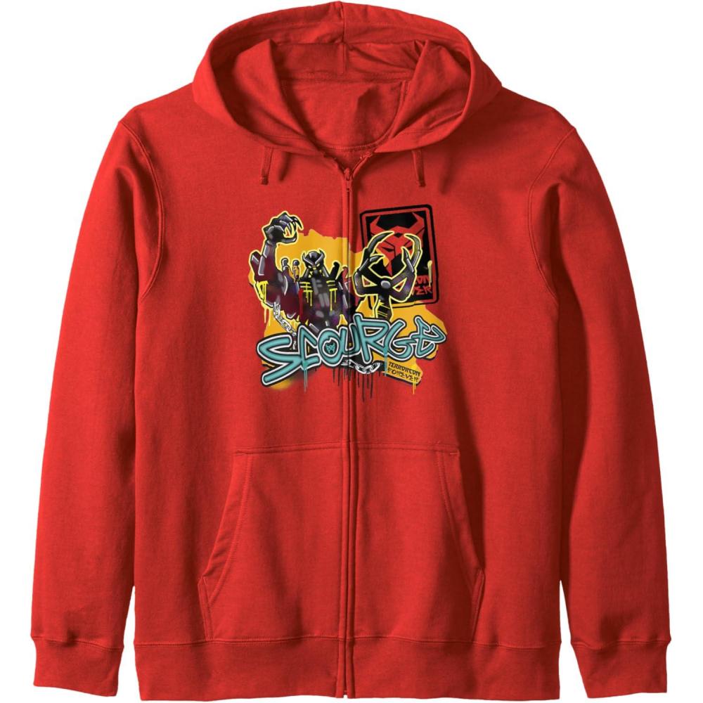 image:imageTransformers Rise of the Beasts Scourge Terrorcon Forever Zip HoodieRed