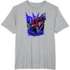 Transformers Starscream Graffiti Painted Wall Portrait T-Shirt(Heather Grey)