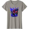 Transformers Starscream Graffiti Painted Wall Portrait T-Shirt(Slate Grey)