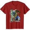 Kids Transformers: Rise of the Beasts Optimus Primal Urban Style T-Shirt(Cranberry Red)