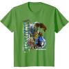 Kids Transformers: Rise of the Beasts Optimus Primal Urban Style T-Shirt(Grass Green)