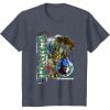 Kids Transformers: Rise of the Beasts Optimus Primal Urban Style T-Shirt(Heather Blue)