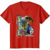 Kids Transformers: Rise of the Beasts Optimus Primal Urban Style T-Shirt(Red)