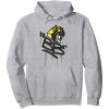 Transformers Classic BB Bumblebee Graffiti Face Portrait Pullover Hoodie(Heather Grey)