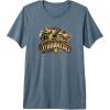 Transformers: Rise of the Beasts Dripping Bumblebee Poster Premium T-Shirt(Slate Grey)