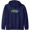 Transformers Soundwave Urban Style Graffiti Text Logo Zip Hoodie(Navy Blue)