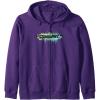 Transformers Soundwave Urban Style Graffiti Text Logo Zip Hoodie(Purple)