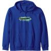 Transformers Soundwave Urban Style Graffiti Text Logo Zip Hoodie(Royal Blue)