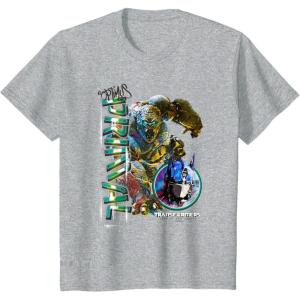 Kids Transformers: Rise of the Beasts Optimus Primal Urban Style T-Shirt(Heather Grey)