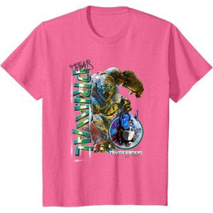 Kids Transformers: Rise of the Beasts Optimus Primal Urban Style T-Shirt(Pink Heather)
