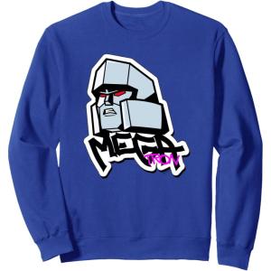 Transformers Megatron Urban Style Head Portrait Sweatshirt(Royal Blue)