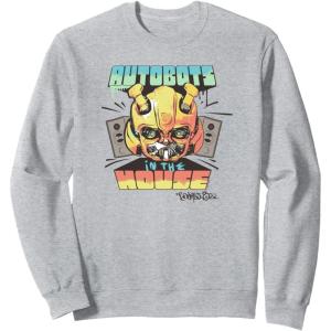 Transformers: Rise of the Beasts Autobots In The House Retro Sweatshirt(Heather Grey)