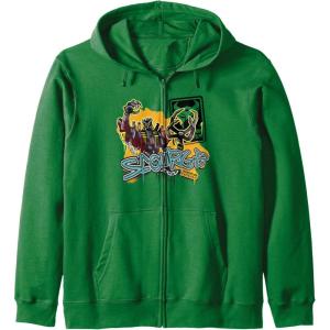 Transformers: Rise of the Beasts Scourge Terrorcon Forever Zip Hoodie(Dark Green)
