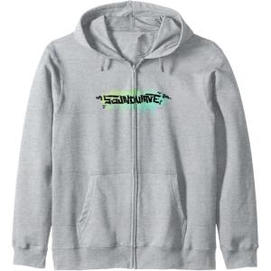 Transformers Soundwave Urban Style Graffiti Text Logo Zip Hoodie(Heather Grey)