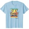 Kids Transformers: Rise of the Beasts Autobots In The House Retro T-Shirt(Baby Blue)