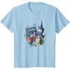 Kids Transformers: Rise of the Beasts Split Face Optimus Art T-Shirt(Baby Blue)