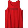 Transformers Bumblebee Urban Style Graffiti Text Logo Tank Top(Red)