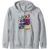 Transformers Classic Characters Graffiti Panels Mashup Zip Hoodie(Heather Grey)