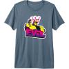 Transformers Evil Megatron Neon Graffiti Retro Portrait Premium T-Shirt(Slate Grey)