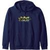 Transformers Grimlock Urban Style Graffiti Text Logo Zip Hoodie(Navy Blue)